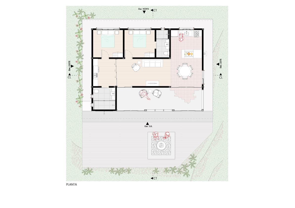 Planta baixa: Planta Térrea
