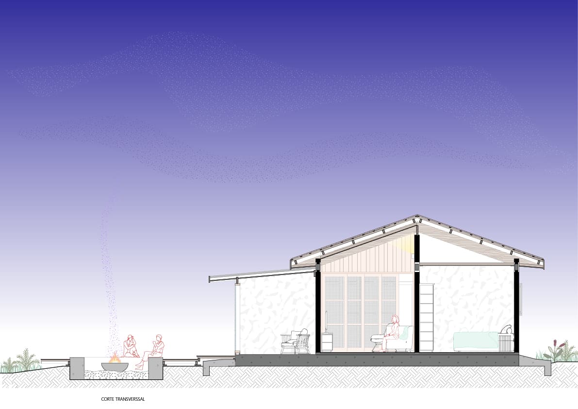 Desenho técnico 2 do projeto Casa Venâncio