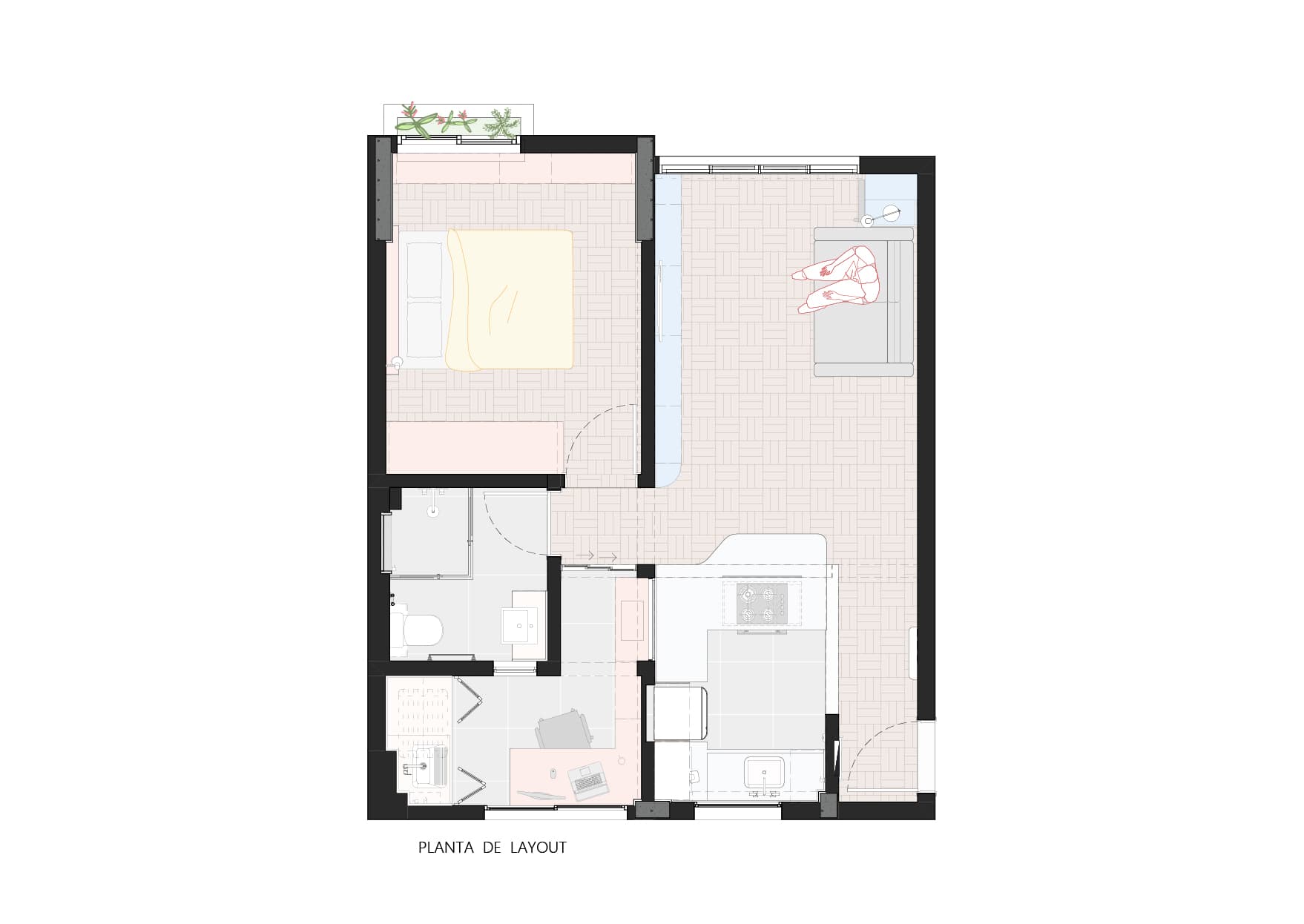 Planta baixa: Planta Projeto